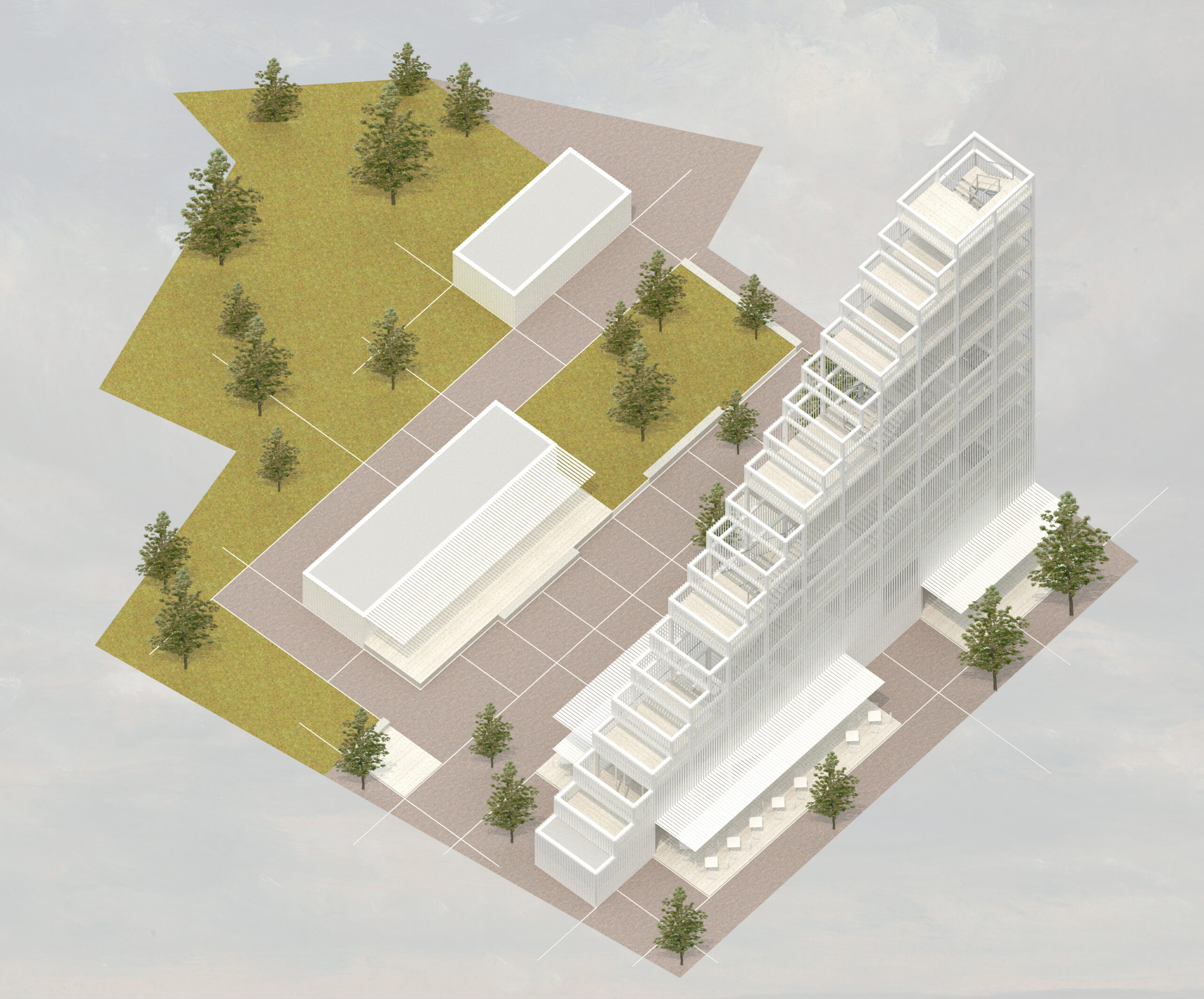 OBSERVATION DECK IN MALEŠICKÉ PARK